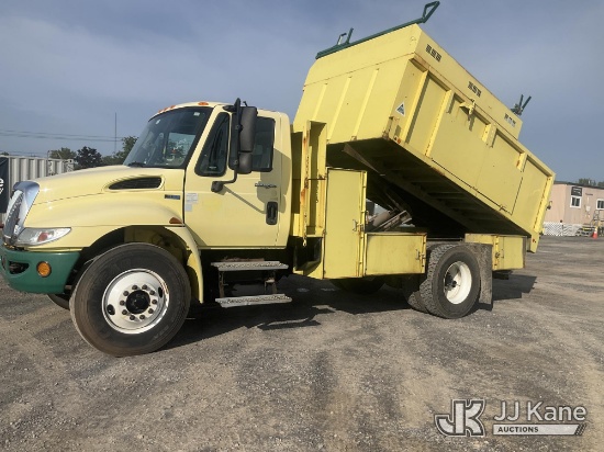 (Rome, NY) 2013 International 4300 Chipper Dump Truck Runs, Moves & Dump Operates
