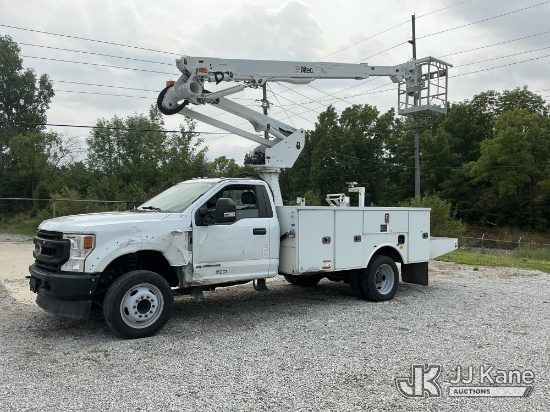 (Fort Wayne, IN) Altec AT238P, Non-Insulated Cable Placing Bucket Truck mounted behind cab on 2022 F