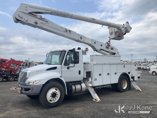 (Rome, NY) Altec AA55E-MH, Material Handling Bucket Truck rear mounted on 2016 International 4300 Ut