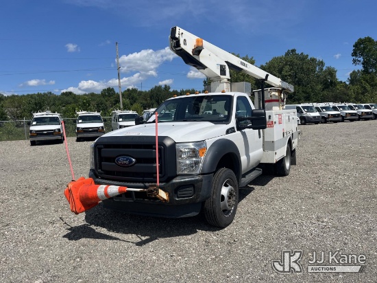 (Louisville, OH) Versalift TEL29N-03, Telescopic Non-Insulated Bucket Truck mounted behind cab on 20