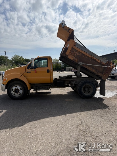 (Romulus, MI) 2006 Ford F-650 Dump Truck Runs, Moves, Operates