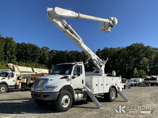 (Shrewsbury, MA) Altec AM55-MH, Over-Center Material Handling Bucket Truck rear mounted on 2019 Inte