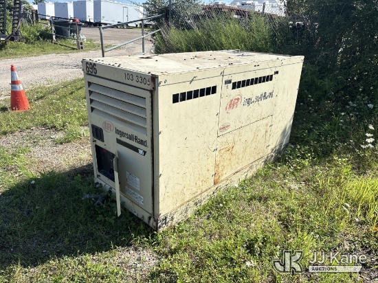 (Bellport, NY) 2003 Ingersoll Rand 185WJD 185 cfm Air Compressor, Skid Mounted Not Running, Conditio