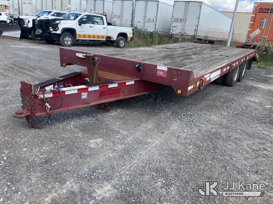 (Rome, NY) 2012 Monroe Towmaster T-20 T/A Tagalong Equipment Trailer Broken Jack