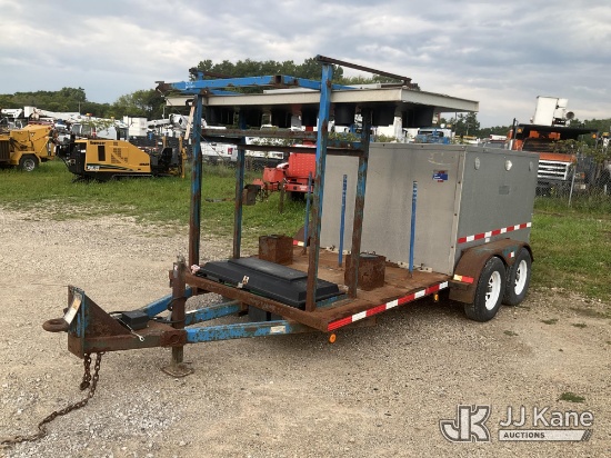 (Charlotte, MI) 2007 Trafcon Tc1-15s Portable Arrow Board Corrosion) (Has Power, Condition Unknown