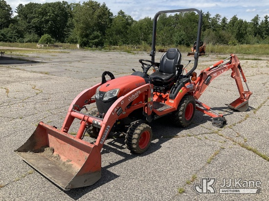 (Wells, ME) 2022 Kubota BX23 4x4 Mini Tractor Loader Backhoe Runs, Moves & Operates