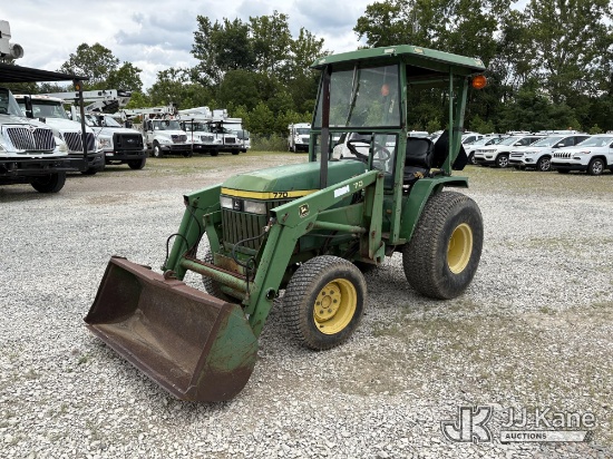 (Smock, PA) 1991 John Deere 770 Mini Tractor Loader Runs, Moves & Operates