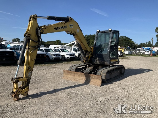 (Charlotte, MI) 2017 Yanmar SV100 Mini Hydraulic Excavator Runs, Moves & Operates