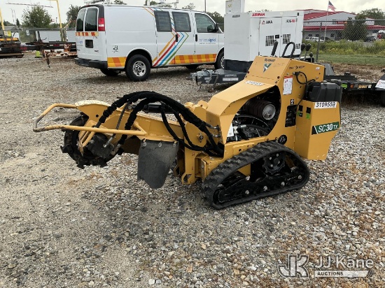 (Shrewsbury, MA) 2021 Vermeer SC30TX Walk-Behind Crawler Stump Grinder Runs, Moves & Operates