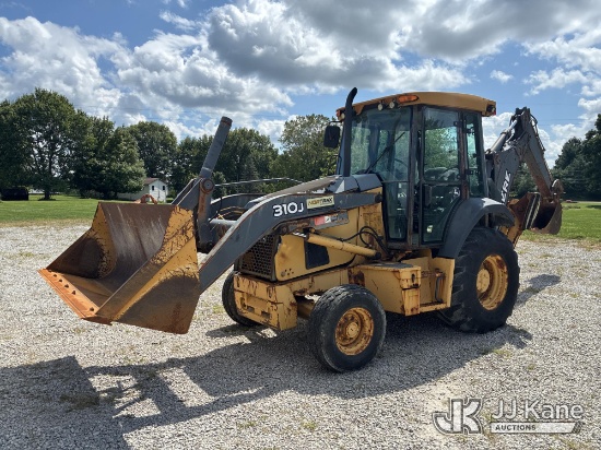 (Ashland, OH) 2008 John Deere 310J Tractor Loader Backhoe Runs, Moves & Operates)(Seller States Hole