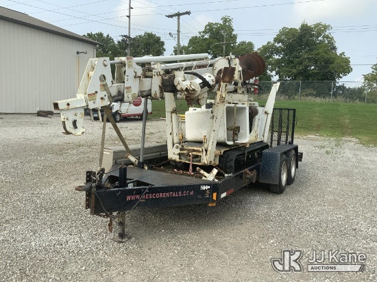 (Fort Wayne, IN) IMT EZH3, Back Yard Digger Derrick mounted on 2007 SDP EZ Hauler 4100 Rubber Tired