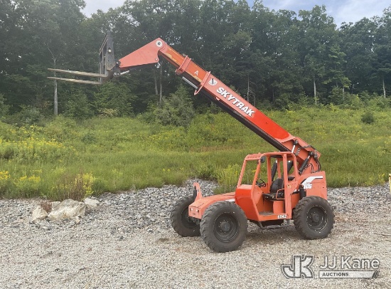 (Shrewsbury, MA) 2005 SkyTrak 6042 4x4 Rough Terrain Hydraulic Telescopic Forklift Runs, Moves & Ope