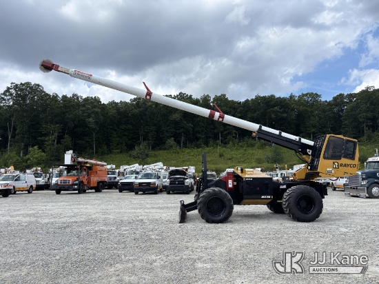 (Shrewsbury, MA) 2019 Rayco AT75 75 Ft Rubber Tired Tree Saw Runs, Moves & Operates