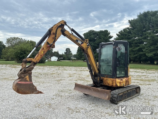 (Ashland, OH) 2016 Caterpillar 303.5E2 Mini Hydraulic Excavator Runs, Moves & Operates