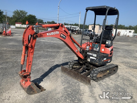 (Rome, NY) 2019 Kubota U17 Mini Hydraulic Excavator Runs, Moves & Operates) (Exterior Defects- Engin