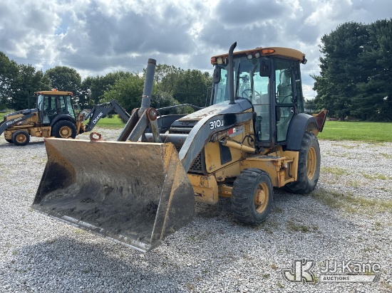 (Ashland, OH) 2010 John Deere 310J 4x4 Tractor Loader Backhoe Runs, Moves & Operates