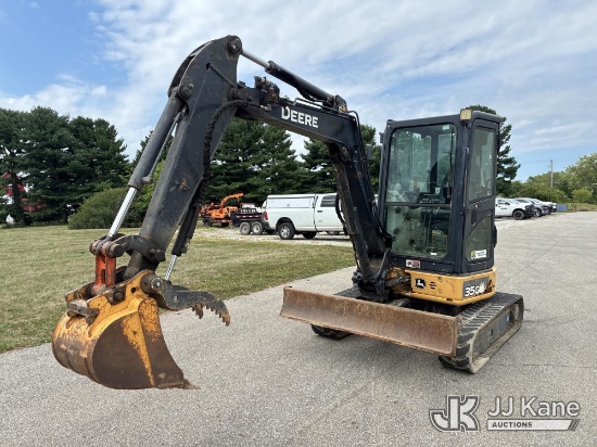 (Ashland, OH) 2015 John Deere 35G Mini Hydraulic Excavator Runs, Moves & Operates)(CERTIFICATE OF OR