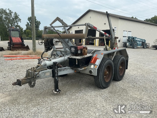 (Fort Wayne, IN) 2001 Sauber 1536 T/A Hydraulic Self-Loading Reel Trailer Runs