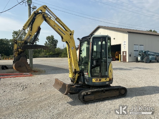 (Fort Wayne, IN) 2011 Yanmar Vi035 Mini Hydraulic Excavator Runs, Moves & Operates) (Engine Noise
