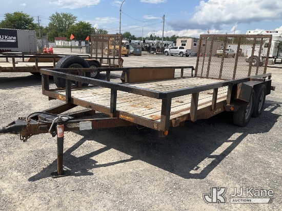 (Rome, NY) 2016 Sure-Trac ST8216TAT-B-070 T/A Tagalong Equipment Trailer Corrosion