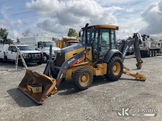 (Plymouth Meeting, PA) 2016 John Deere 310SL 4x4 Tractor Loader Backhoe Runs, Moves & Operates (Wate