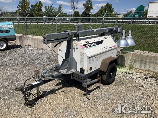 (Plymouth Meeting, PA) 2011 Terex RL40000 Portable Light Tower No Title) (Runs