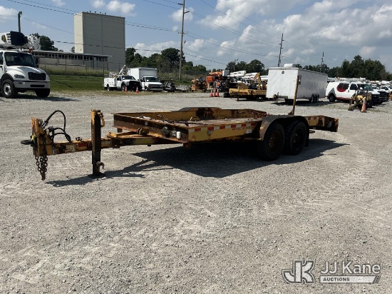 (Fort Wayne, IN) 2008 Butler LT-2018-WA T/A Tilt Deck Tagalong Equipment Trailer