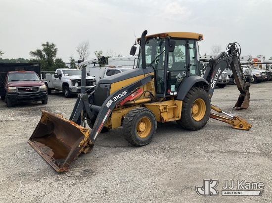 (Plymouth Meeting, PA) 2014 John Deere 310Sk Tractor Loader Extendahoe No Title) (Runs Moves & Opera