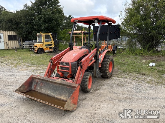 (Bellport, NY) 2017 Kubota B26 4x4 Mini Tractor Loader Not Running, Condition Unknown) (Missing Part