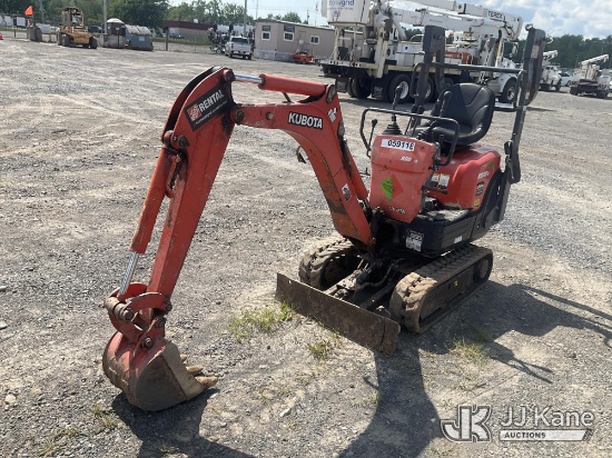 (Rome, NY) 2020 Kubota K008-3 Mini Hydraulic Excavator Runs, Moves & Operates
