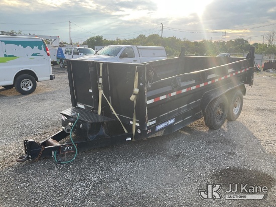 (Plymouth Meeting, PA) 2021 Suretrac ST8014HL0-B-140 T/A Dump Trailer Does Not Dump, Flat Tire