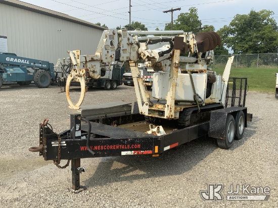 (Fort Wayne, IN) IMT EZ113, Back Yard Digger Derrick mounted on 2006 EAZY HAULER BYM 3800 Tracked Ba
