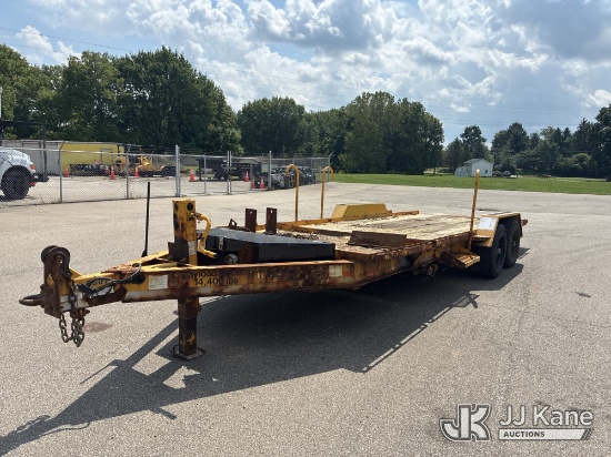 (Ashland, OH) 2017 Felling FT-15 T/A Tilt Bed Tagalong Equipment Trailer Non-Titled, MSO ONLY