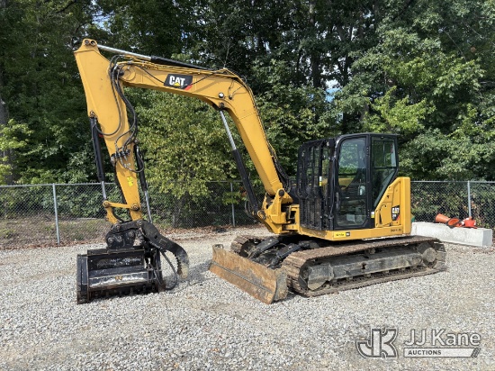 (Shrewsbury, MA) 2019 Caterpillar 309CR Mini Hydraulic Excavator Runs, Moves & Operates) (Mulcher He