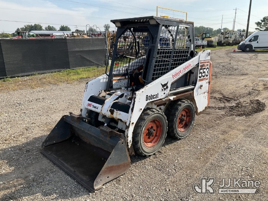 (Charlotte, MI) 2001 Bobcat 553 Rubber Tired Skid Steer Loader Runs, Moves & Operates) (Corrosion