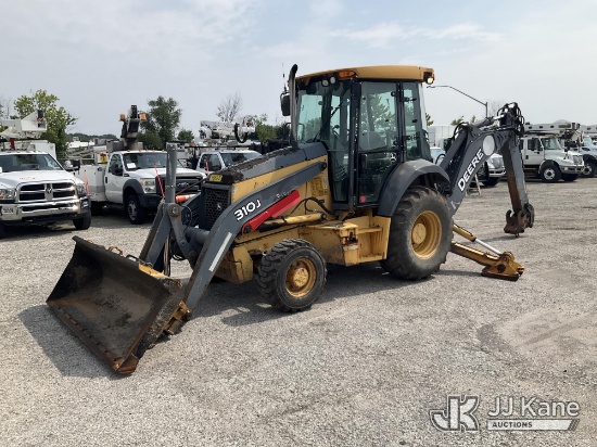 (Plymouth Meeting, PA) 2010 John Deere 310J Tractor Loader Backhoe Runs, Moves & Operates (No Diggin