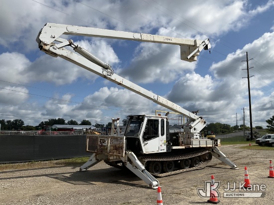 (Charlotte, MI) Terex/Telelect Hi-Ranger RM75, Articulating Material Handling Bucket Truck rear moun