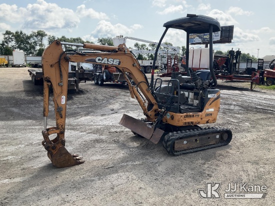 (South Beloit, IL) 2011 Case CX17B Mini Hydraulic Excavator Runs, Moves, & Operates