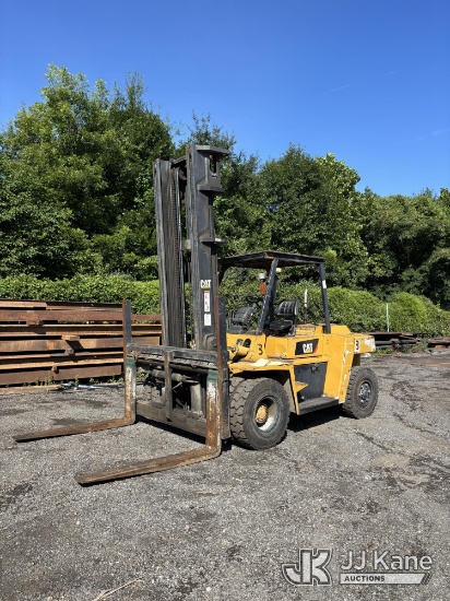 (New Castle, DE) 2006 Caterpillar DP70 Pneumatic Tired Forklift Runs, Moves, Operates
