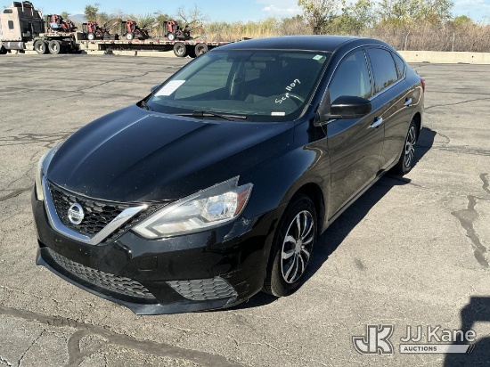 (Salt Lake City, UT) 2017 Nissan Sentra 4-Door Sedan Runs & Moves) (Windshield Deficiencies) (Dash I