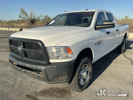 (Salt Lake City, UT) 2017 Ram 3500 4x4 Crew-Cab Pickup Truck Runs & Moves) (Dash Warning Indicator O