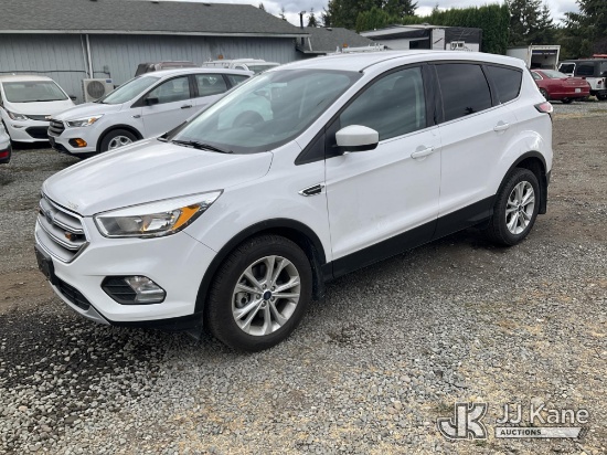 (Eatonville, WA) 2017 Ford Escape SE Sport Utility Vehicle Runs & Moves) (Dash Warning Indicators On