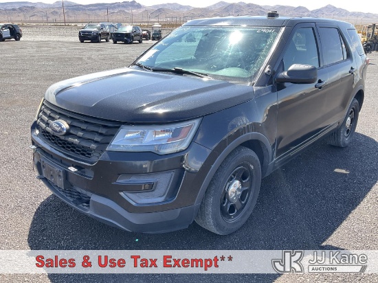 (Las Vegas, NV) 2018 Ford Explorer AWD Police Interceptor 4-Door Sport Utility Vehicle Runs & Moves