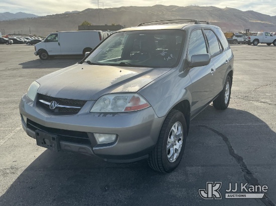 (Salt Lake City, UT) 2002 Acura MDX Touring Runs & Moves) (Dash Warning Indicators On)