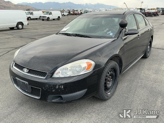 (Salt Lake City, UT) 2012 Chevrolet Impala Police 4-Door Sedan Runs & Moves) (Dash Warning Indicator