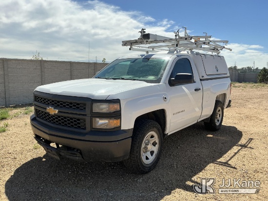 (Fort Lupton, CO) 2015 Chevrolet Silverado 1500 Pickup Truck Runs & Moves) (Hail Damage) (Non Drive