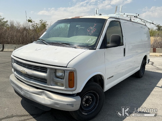 (Salt Lake City, UT) 2001 Chevrolet Express G2500 Cargo Van Runs & Moves