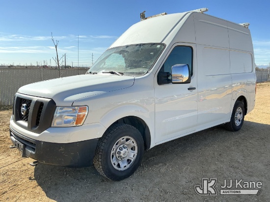 (Fort Lupton, CO) 2014 Nissan NV Cargo Cargo Van Runs & Moves) (Dash Warning Indicator On
