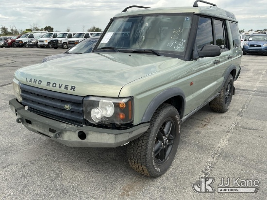 (Salt Lake City, UT) 2003 Land Rover Discovery 4-Door Sport Utility Vehicle Not Running, Condition U