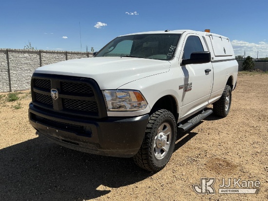 (Fort Lupton, CO) 2014 RAM 2500 Pickup Truck Runs & Moves) (Engine Won't Stay Running Without A Batt